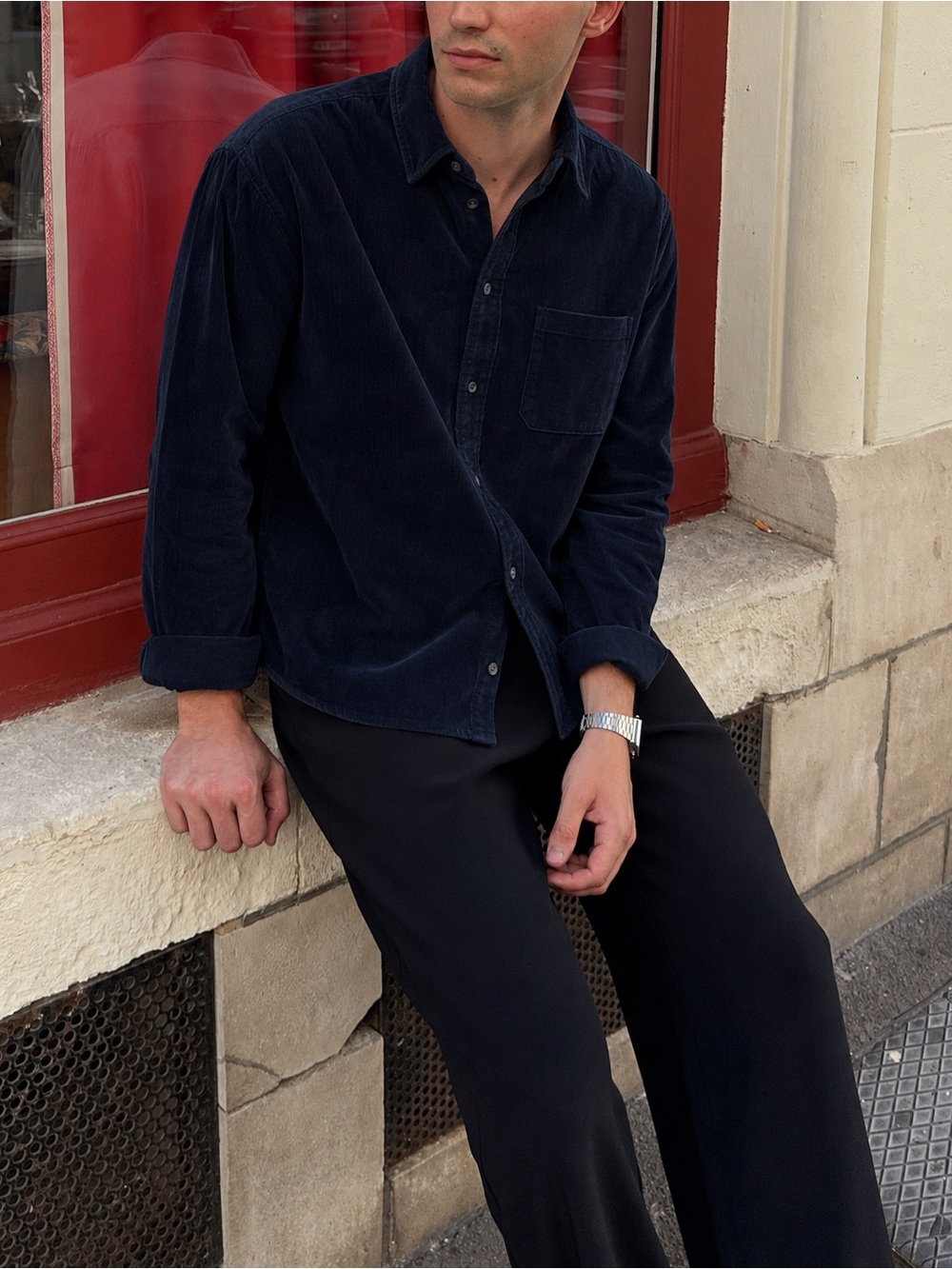 Button-Down Shirt - Deep Navy